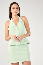 Mint Tailored Mid-Rise Skort